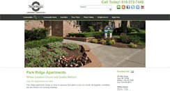 Desktop Screenshot of parkridgeapartments.com